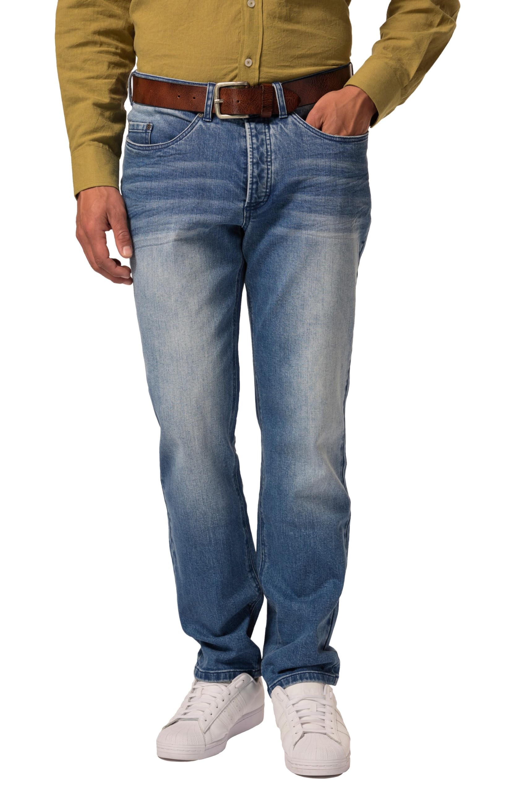JP 1880Menswear Big & Tall Plus Size L-8XL Jeans FLEXNAMIC®, Denim, Regular fit, 5-Pocket up to Size 72 833144