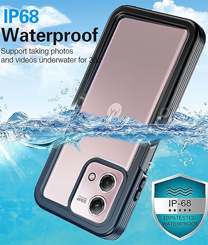 Miniatura 2 de Zeking Funda para Moto G Stylus 5G (2023), resistente al agua con protector de pantalla integrado IP68 bajo el agua resistente a los arañazos 360 de