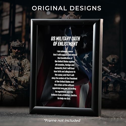 Miniatura 3 de Circa Print Pósteres inspirados en la marina de los Estados Unidos  Arte de pared motivacional con refranes y eslóganes del USMC  Póster militar con