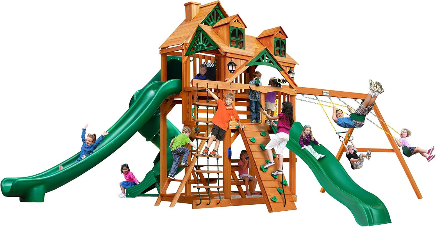 Gorilla Playsets 010078AP Treasure Trove II Wood Swing