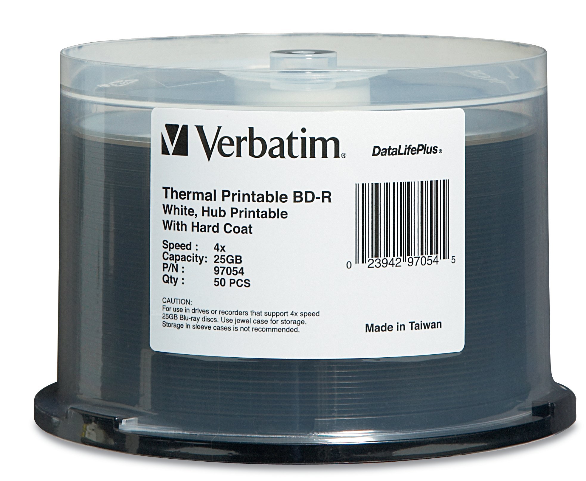 Verbatim 97054 Disco BLU-Ray Lectura/Escritura (BD) BD-R 25 GB 5 Pieza(s) - BD-RE vírgenes (BD-R, 25 GB, 120 mm, 40 año(s), 4X, Caja para Pastel)