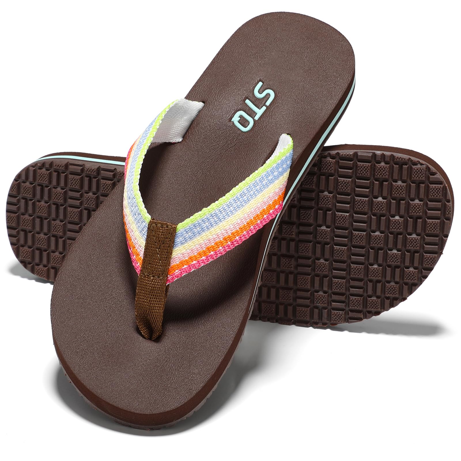 Womens Quick Dry Flip Flops丨Arch Support Thong Sandals