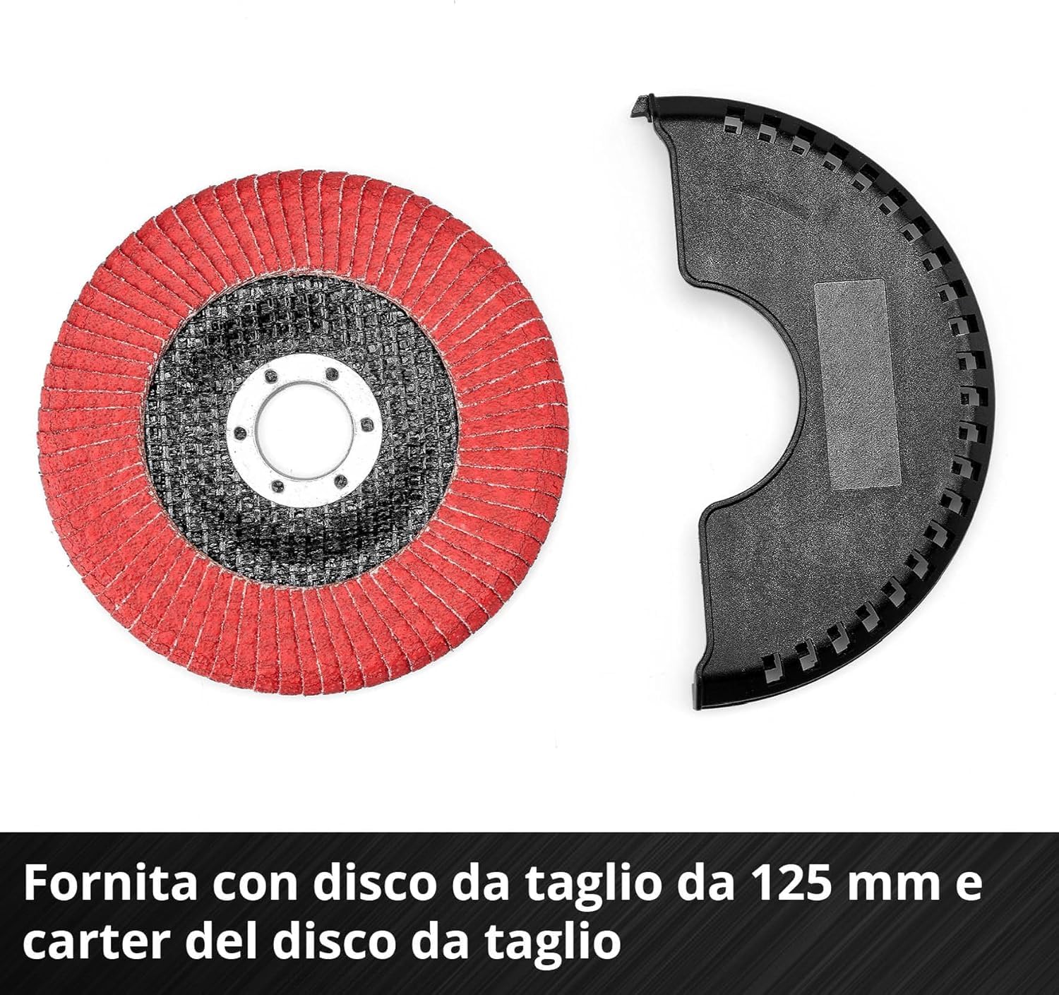 Smerigliatrice angolare a testa piatta Einhell Professional TP-AG 18/125 F Li BL-Solo Power X-Change (18 V, 700 W, disco Ø 125 mm, prof. 33 mm, brushless, incl. accessorio, batteria esclusa)