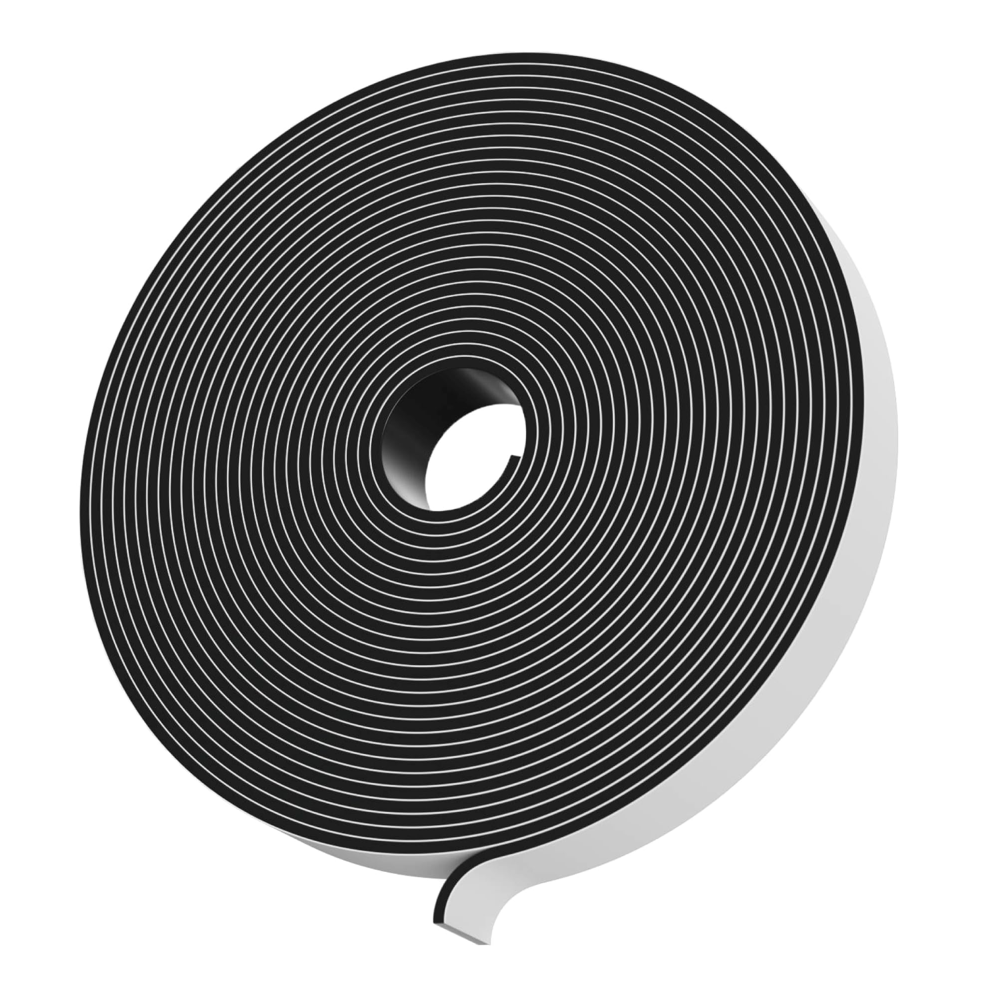 Master Magnetics Roll-N-Cut Flexible Magnetic Tape Refill - Magnet Strips with Strong Adhesive Backing for Walls, Boards, and More - 1/16" Thick - 1/2" W - 15 Ft - 1 Roll