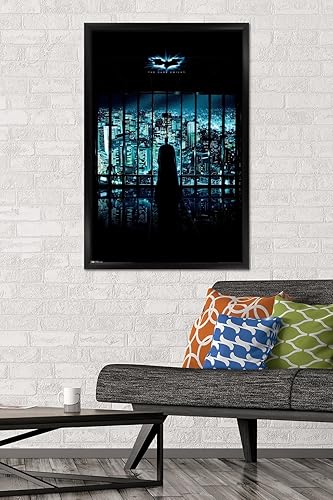 Miniatura 45 de Trends International DC Comics Movie - Póster de pared de una hoja de Batman VIew Of The City, 14.725 x 22.375 pulgadas, versión premium sin marco