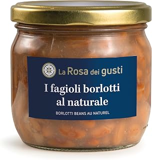 La Rosa dei gusti Fagioli Borlotti al Naturale 350 ml