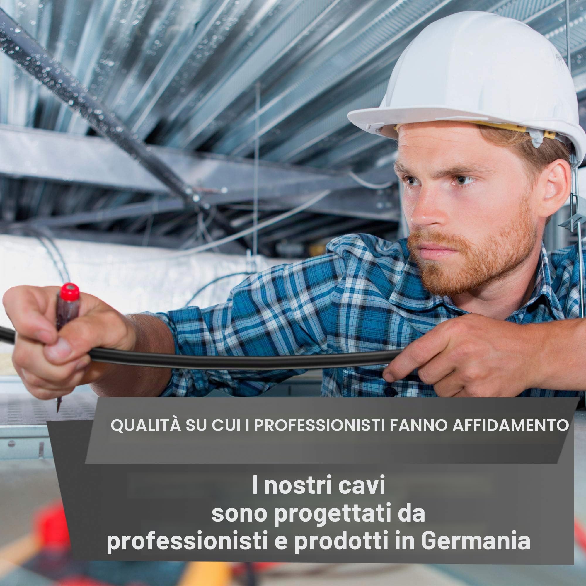 MAS Premium Cavo di alimentazione in gomma H07RN-F 3G, 4 mm², 25 m, Nero, 3 conduttori, per dispositivi pesanti, resistente a olio, raggi UV e ozono, max 750 V DC, da -30°C a 60°C