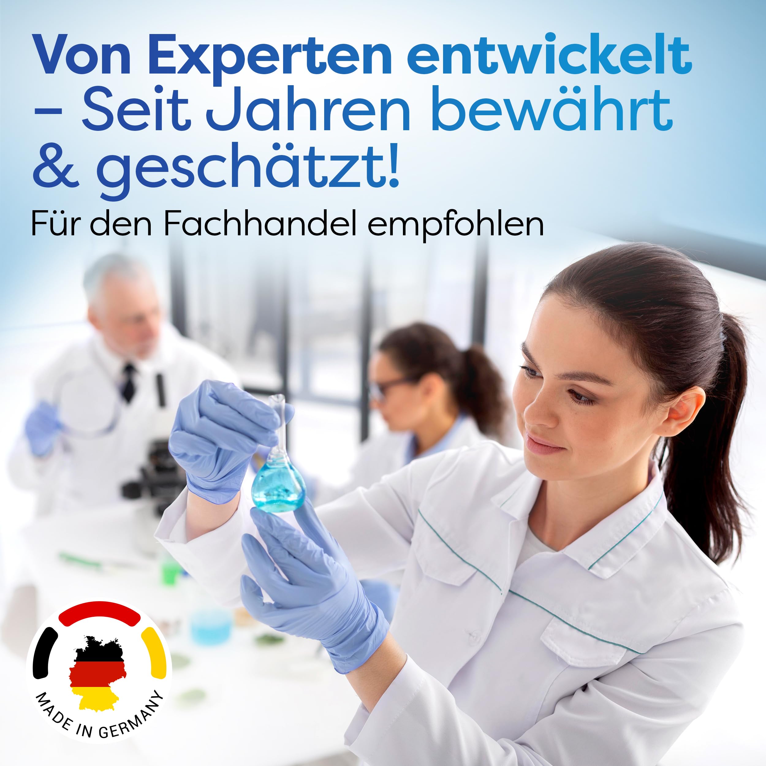 Wasserbett Conditioner Premium Care – 4x 250ml – Wasserbetten Konditionierer gegen Gerüche & Algen, Pflege für alle Wassermatratzen & Systeme aller bekannten Hersteller