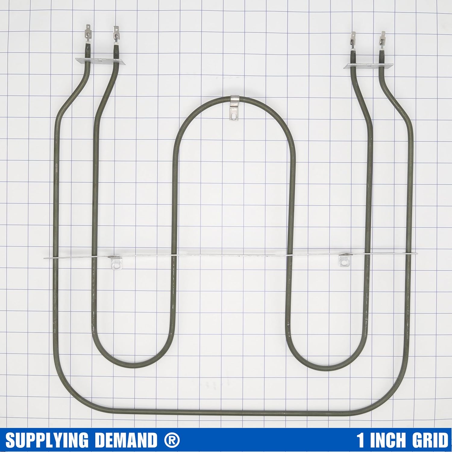 Supplying Demand W10207400 Oven Range Broil Heating Element - Replaces 1617120, 4448701