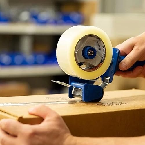 Miniatura 3 de PSBM - Cinta de embalaje acrílica, 2 pulgadas x 110 yardas, paquete de 72, transparente, 1.75 mil, cinta de embalaje para recarga de dispensador,