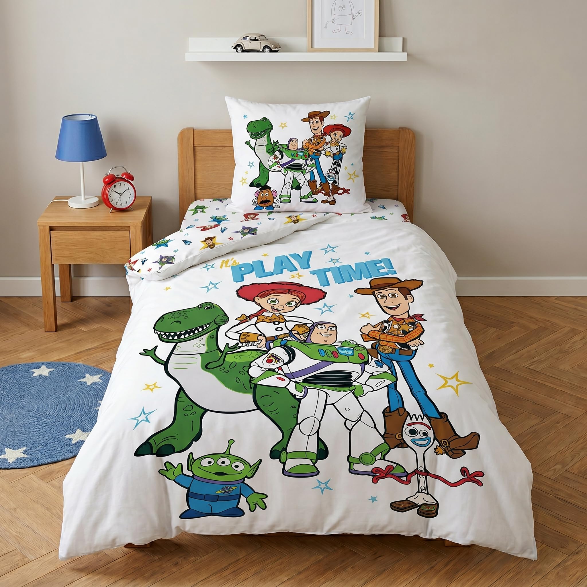 Toy Story 3 Piezas Funda Nórdica Cama 90 140x200 + Funda Almohada + Bajera
