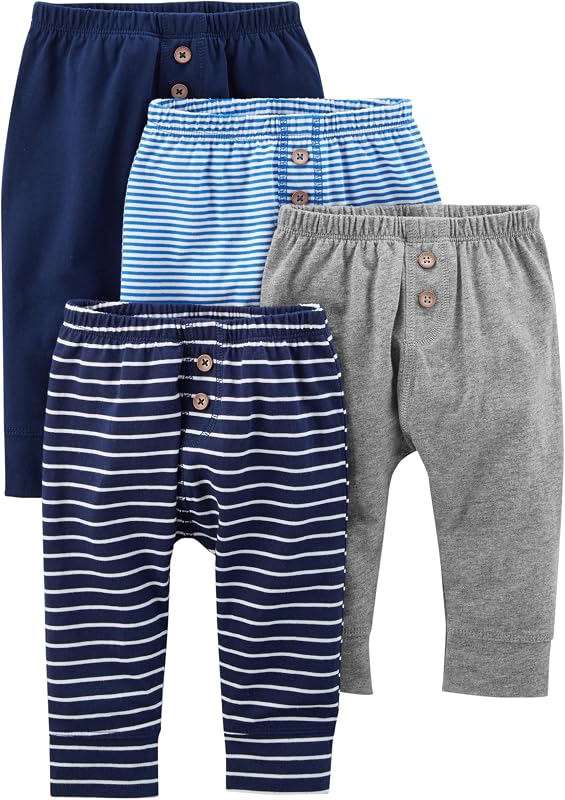 Pack de 4 pantalones neutros para bebé