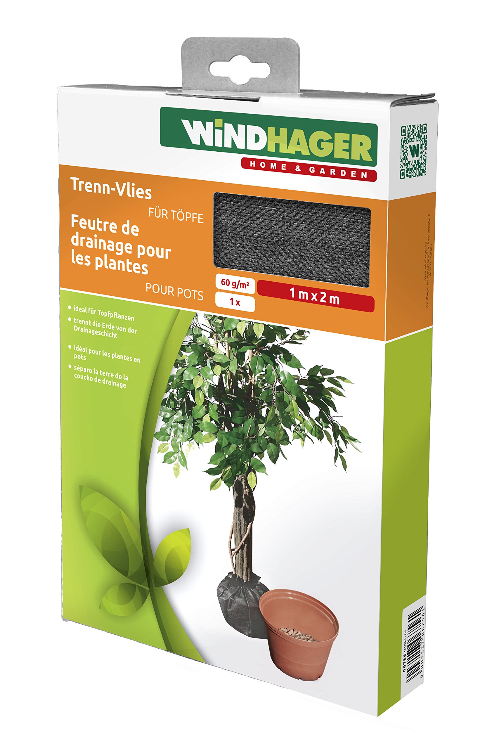 Regenton 235 liter Big Flower met plantenbak