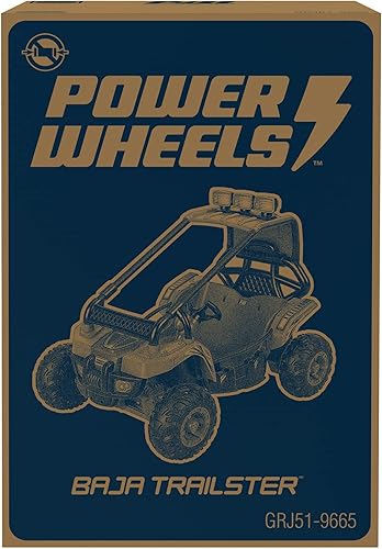 Miniatura 6 de Power Wheels Baja Trailster - Juguete de montar a batería, simulación de dunas, tracción multiterreno, juguete preescolar, asientos 2, a partir de 3