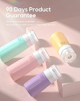 Revivoer Silicone Travel Bottles,16 Pieces Set Of Travel Bottles And