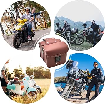 Motorcycle Luggage Bag All-Weather Waterproof Flap-Top Design