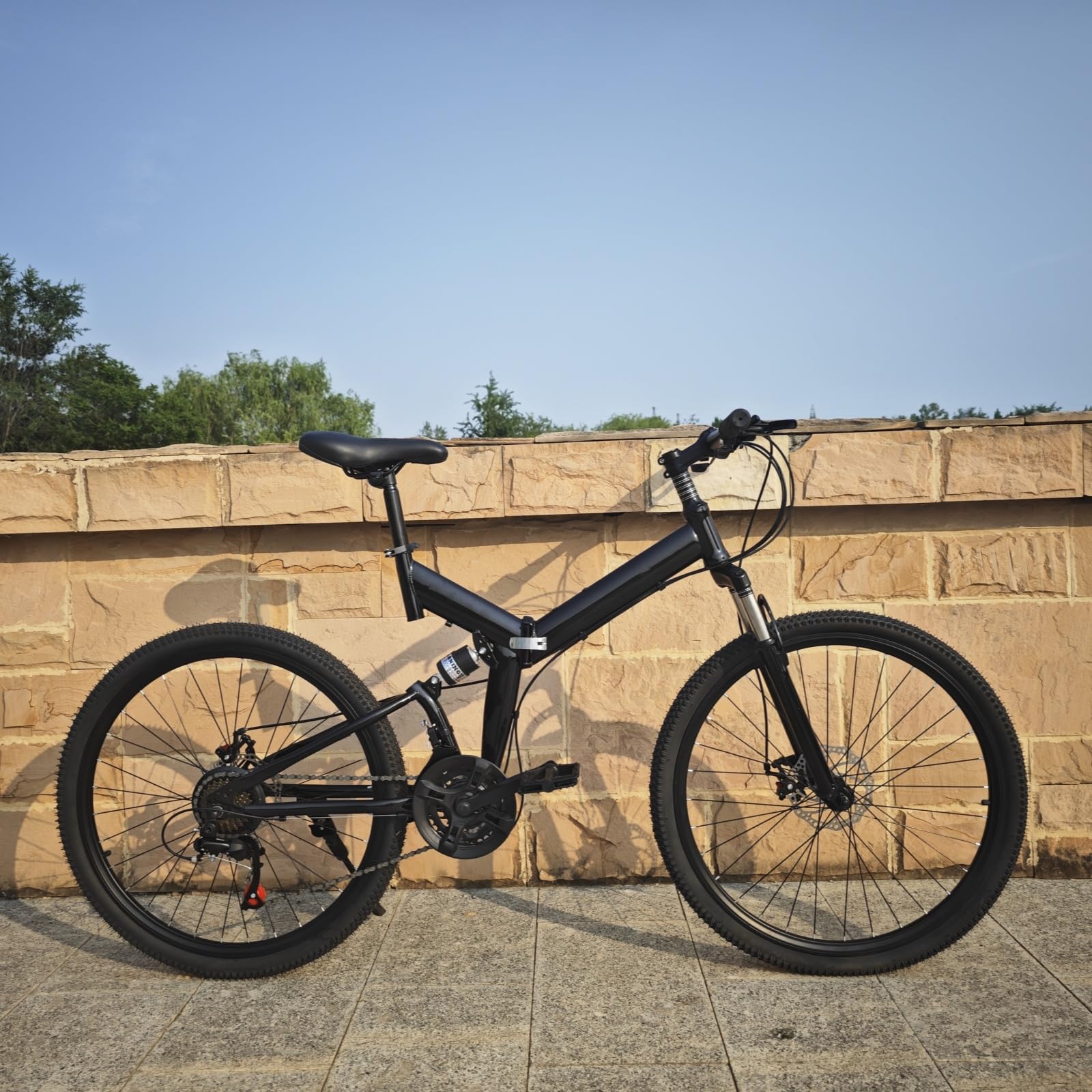 Charocean Mountain Bike 26 Pollici Bicicletta Uomo Bici 21 Marce Mountain  Bike Sospensione Completa Bicicletta Pieghevole con Freno a Disco Bicicletta  per Ragazzi Uomini e Donna : Amazon.it: Sport e tempo libero