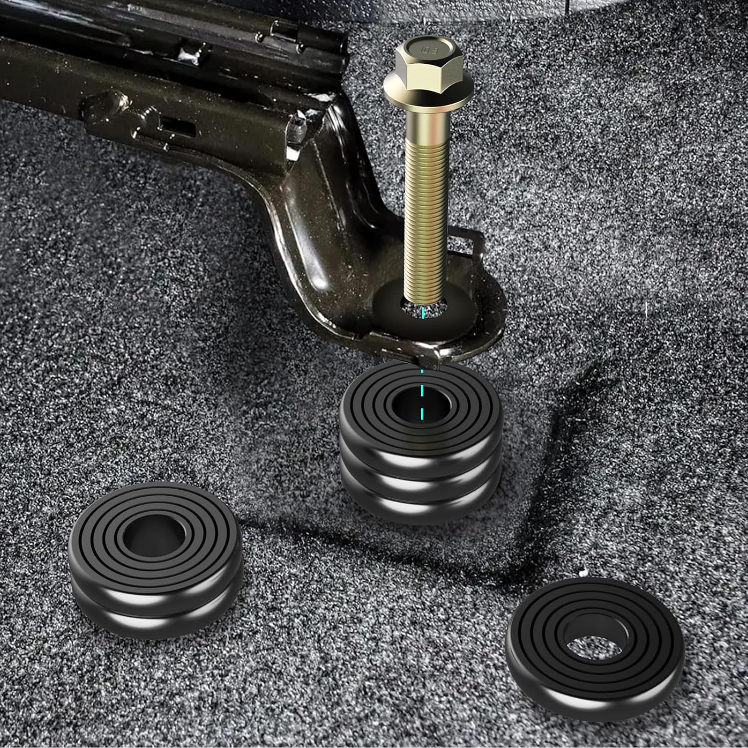 Car Seat Brackets Storage Basket and 0.25" to 1.5" Adjustable Rear of Front Seat Riser