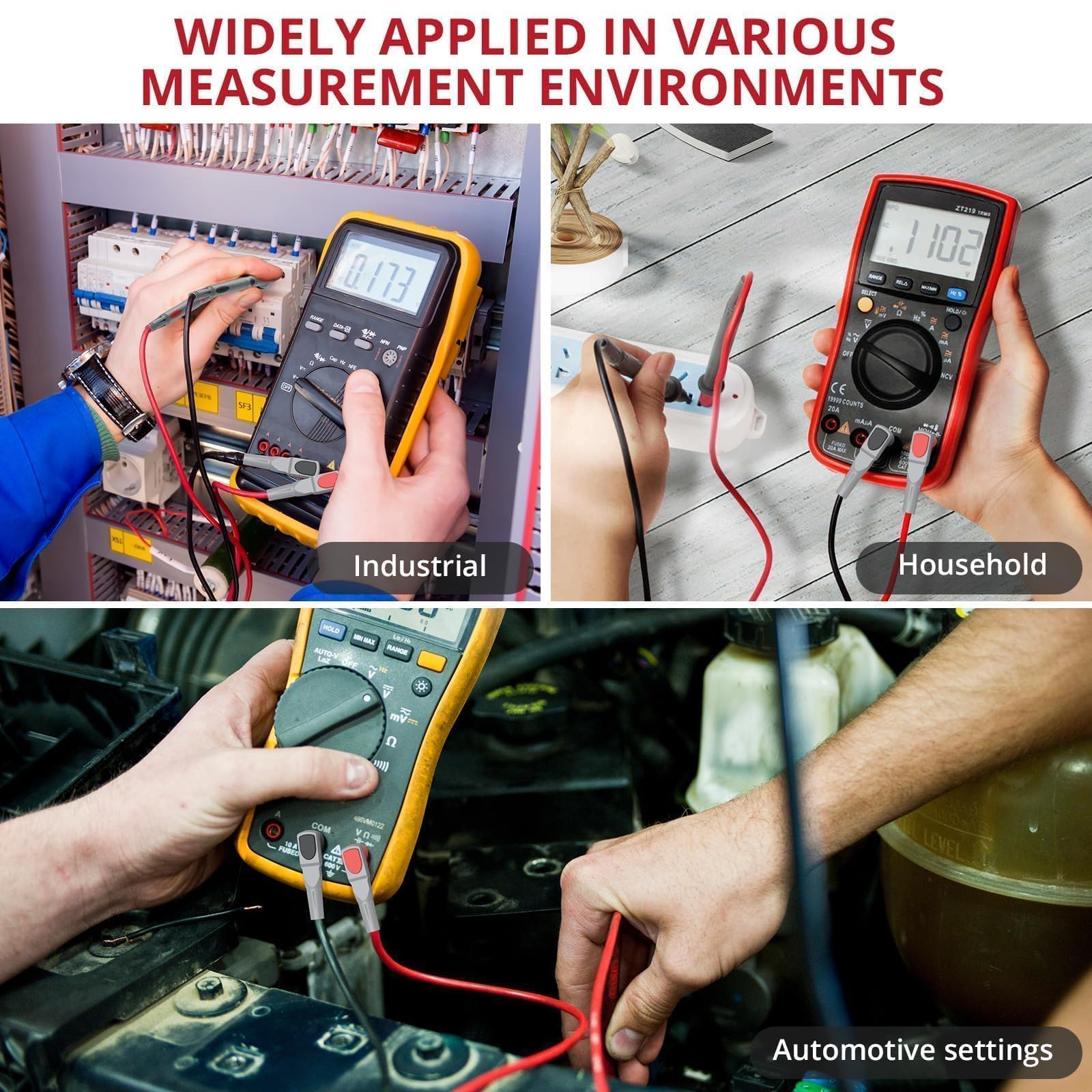BINTA 25-Piece Silicone Multimeter Leads Kit for Electricians & DIY Users — Amazon image 6