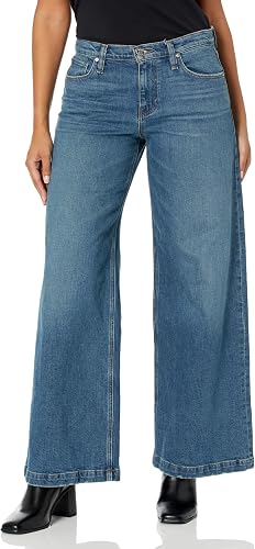 Hudson Women's Freya Low-Rise Skater Short, Deep Blue Vintage, 25