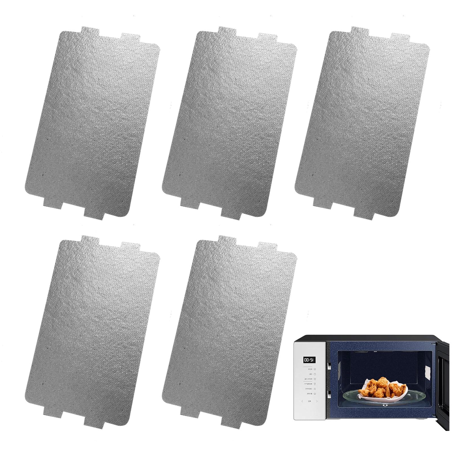 5 Pack Microwave Waveguide Covers, Mica Sheets for Panasonic 252100100616