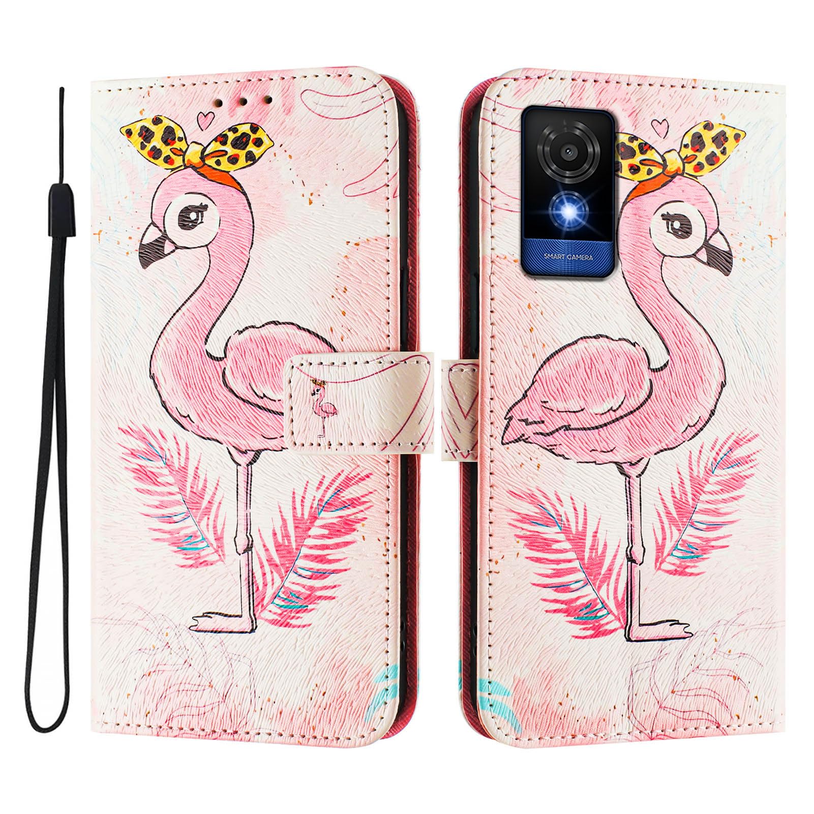 RankOne Cover per TCL 50 5G (6.6 Inches), Custodia Flip Pelle Portafoglio, Magnetica Libro Bumper Cover Case - Blu
