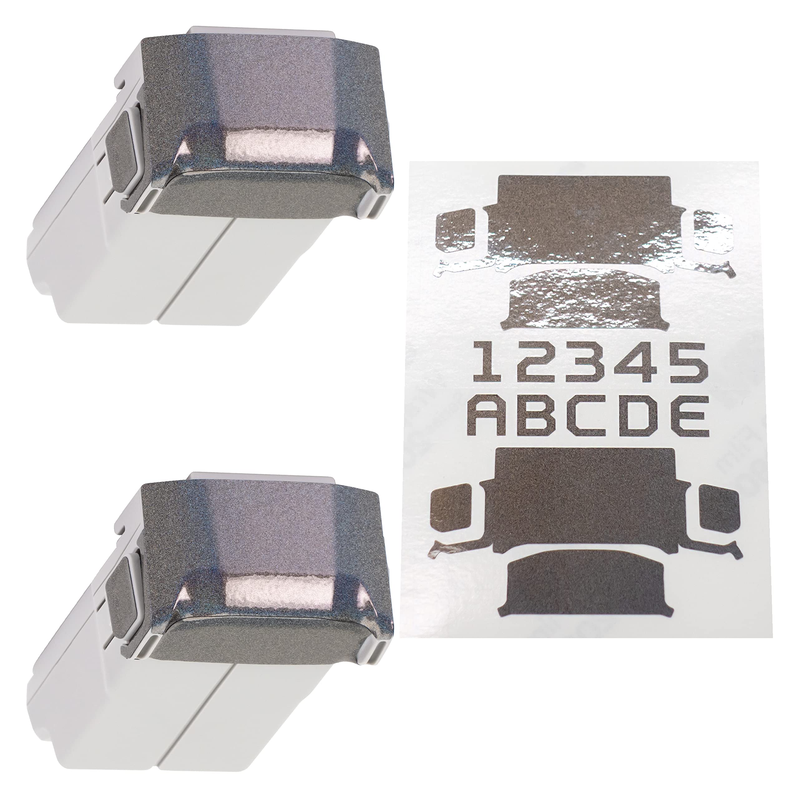 WRAPGRADE Skin Stickers Compatible with DJI Mini 4 Pro/Mini 3 Series | Two Batteries (Coloration-X)