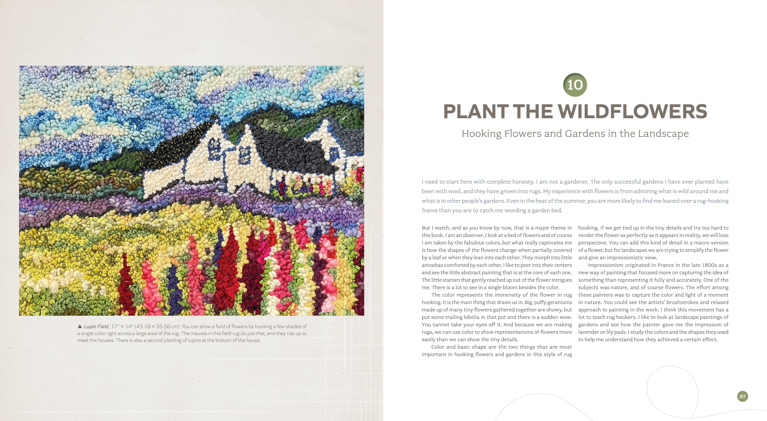 Landscape Rug Hooking: A Painterly Approach to Creating the Landscapes You Love