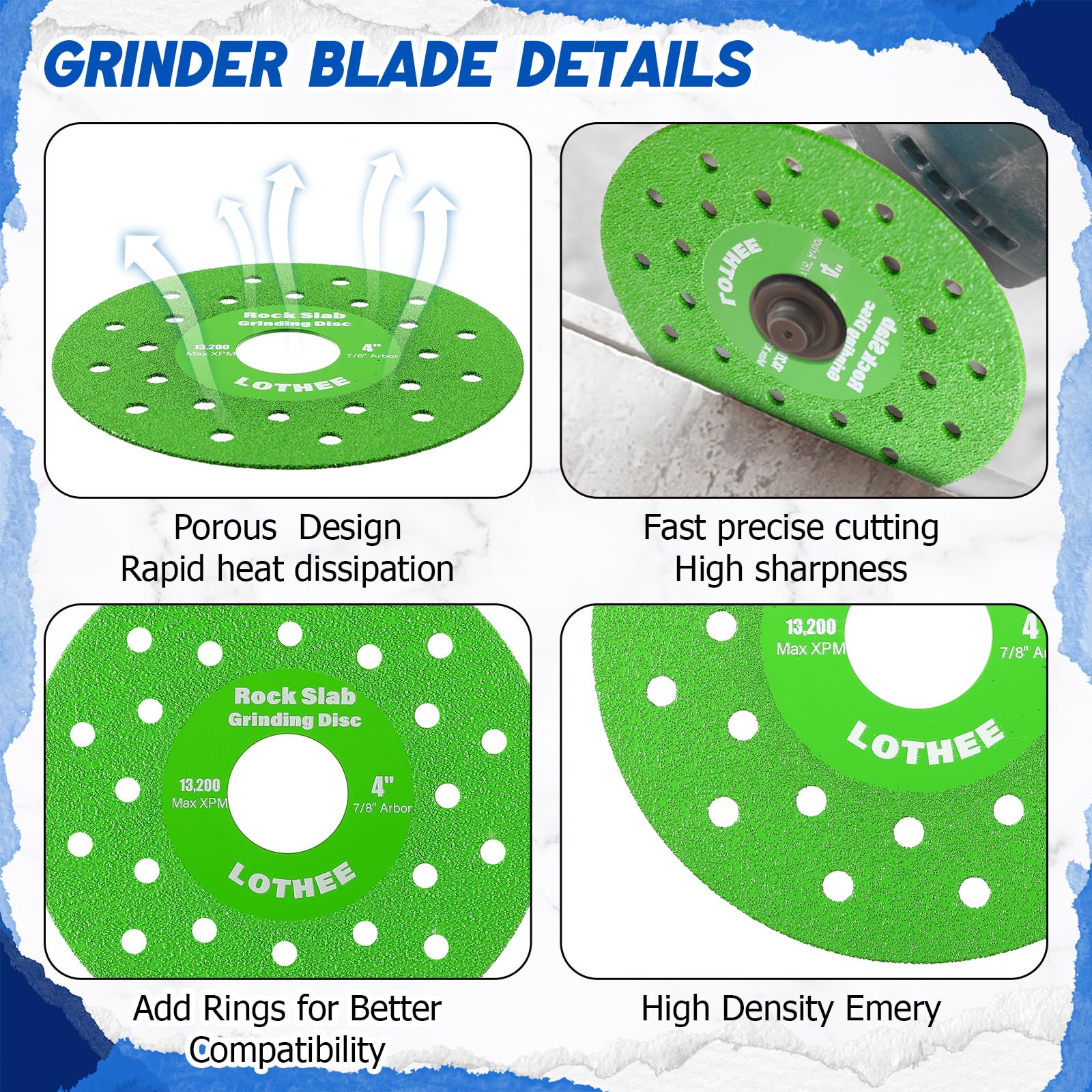 Tile Chamfer Tool - 45 Degree Angle Grinder -4