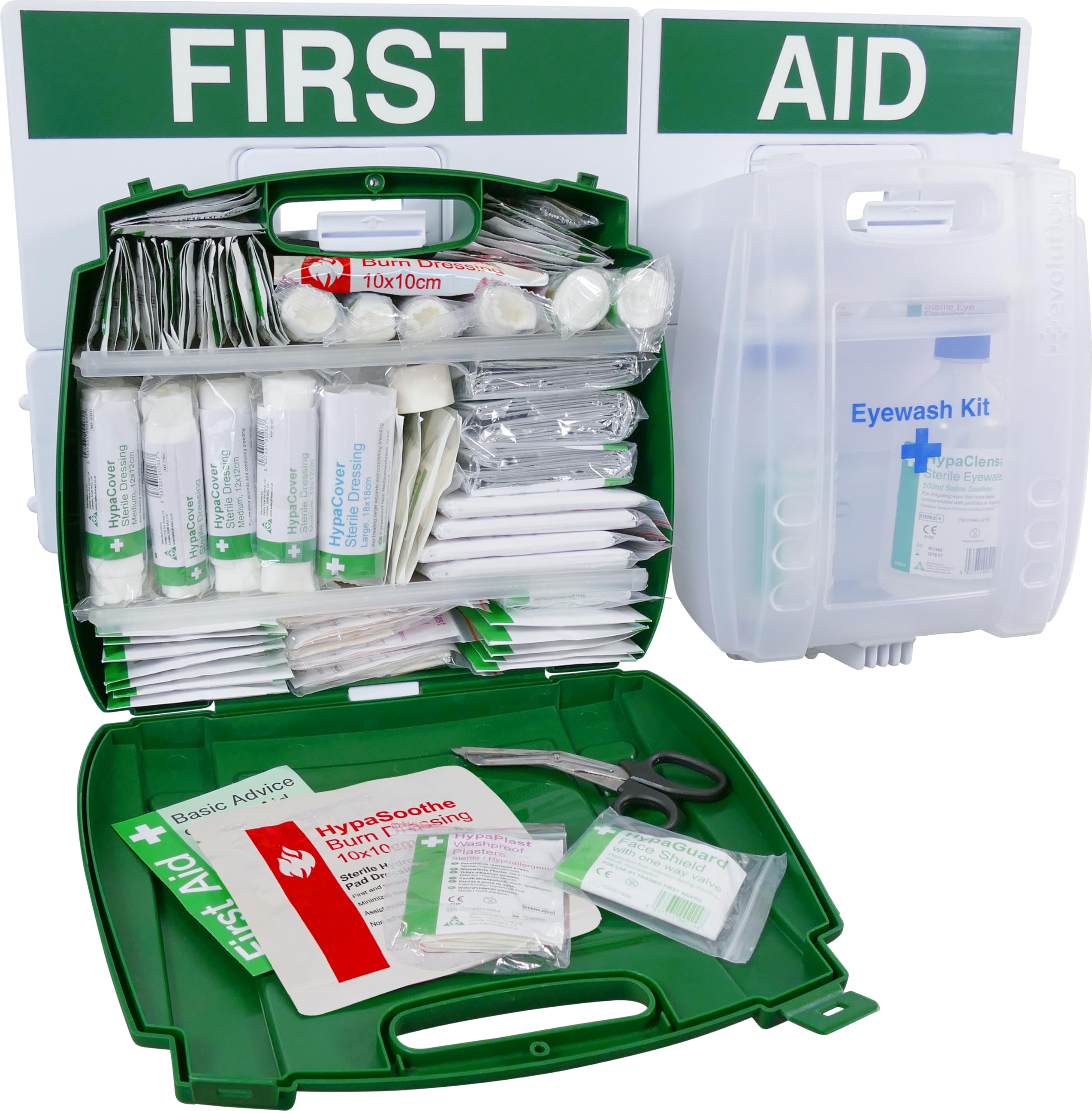 Safety First Aid GroupEvolution Eyewash & First Aid Point BS 8599 Compliant, Large Fully Stocked