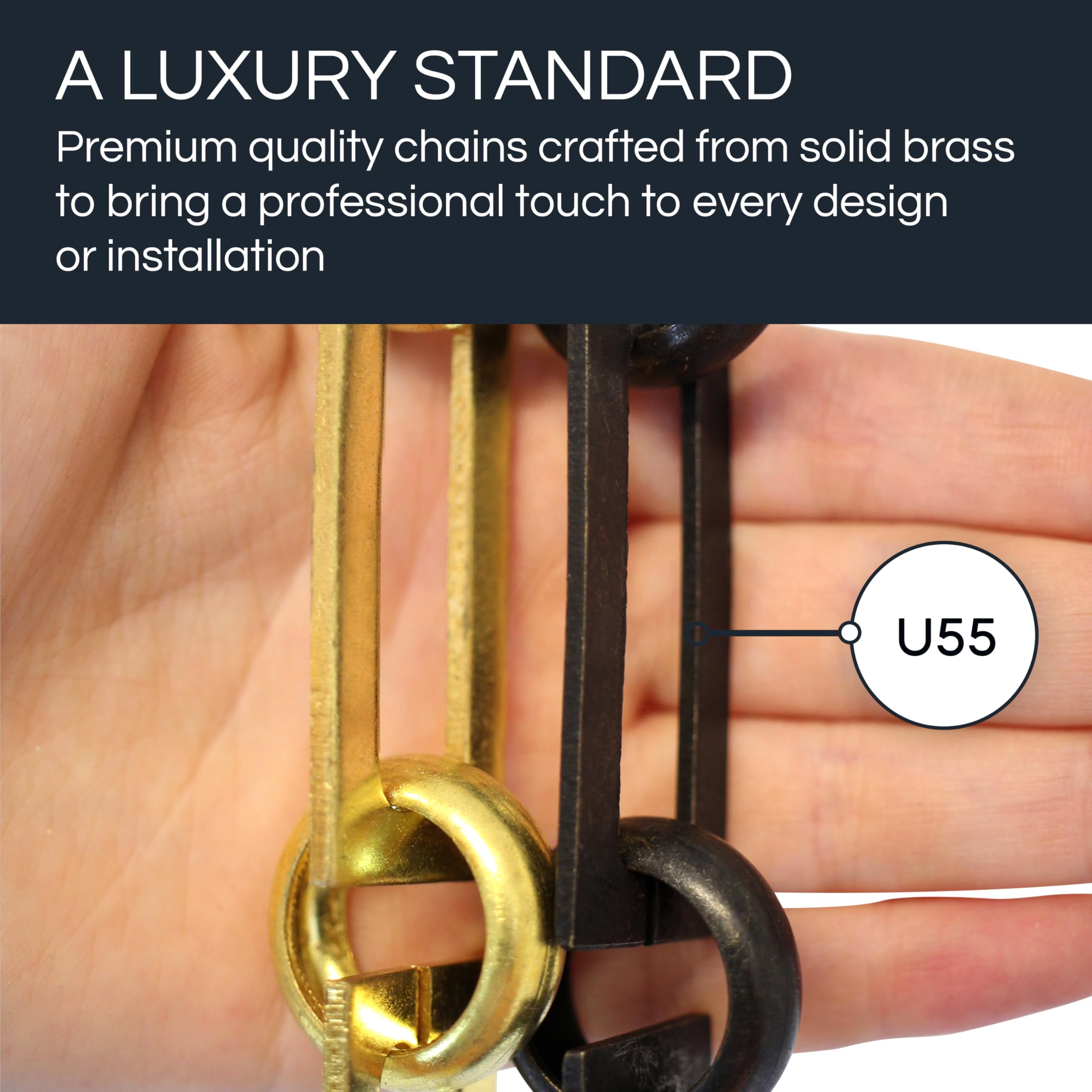 Amazon.com: RCH Hardware Decorative Acid Dipped Solid Brass Chain
