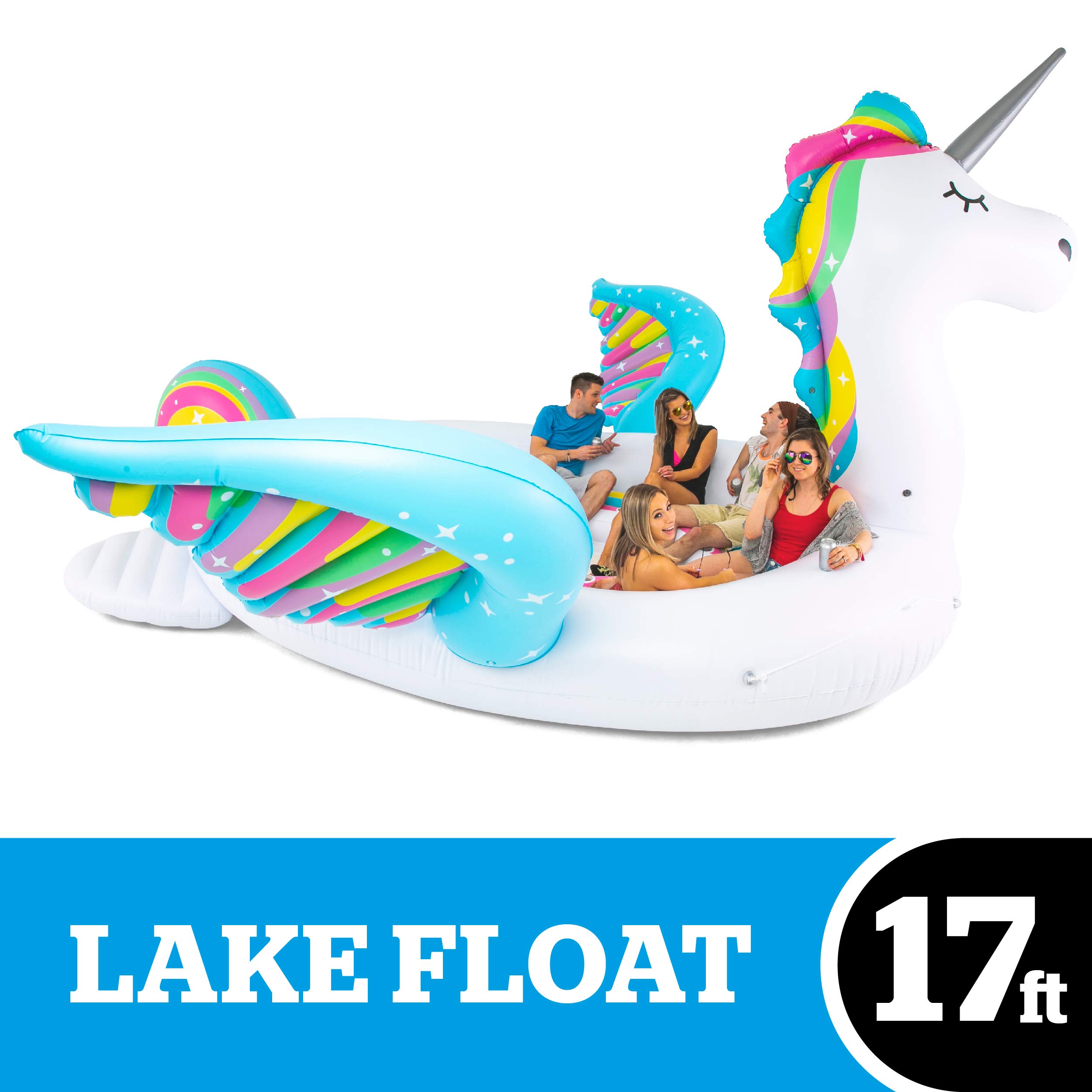 Buy BigMouth Inc. Giant Inflatable Unicorn Lake Float Huge Inflatable