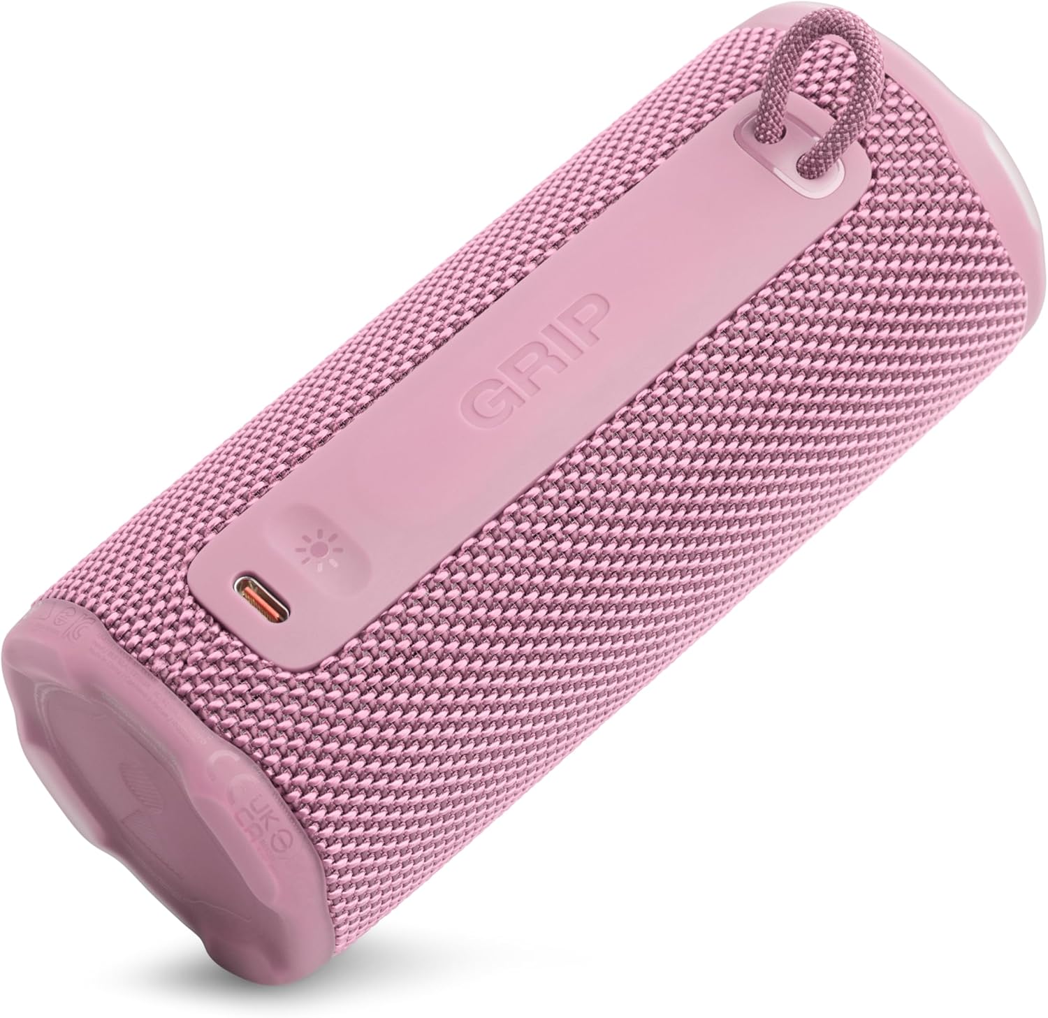JBL Grip - Compact Bluetooth Speaker with Bold Pro Sound and Ambient Light, up to 14 Hours of Playtime, Water, Dust and Drop-Proof (IP68), & Multi-Speaker Connection with Auracast™ (Pink) - Image 10