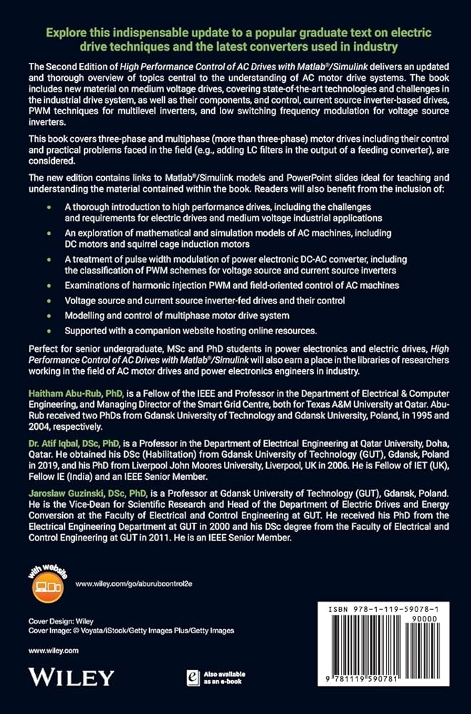 High Performance Control of AC Drives with Matlab/Simulink