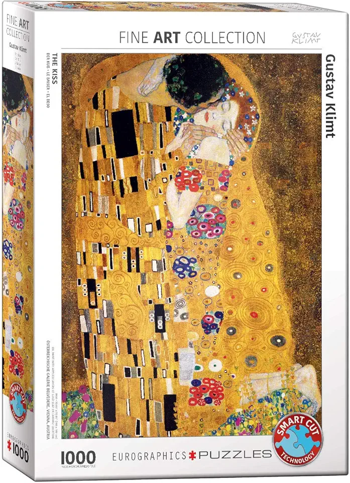 EuroGraphics Gustav Klimt The Kiss 1000 Piece Jigsaw...