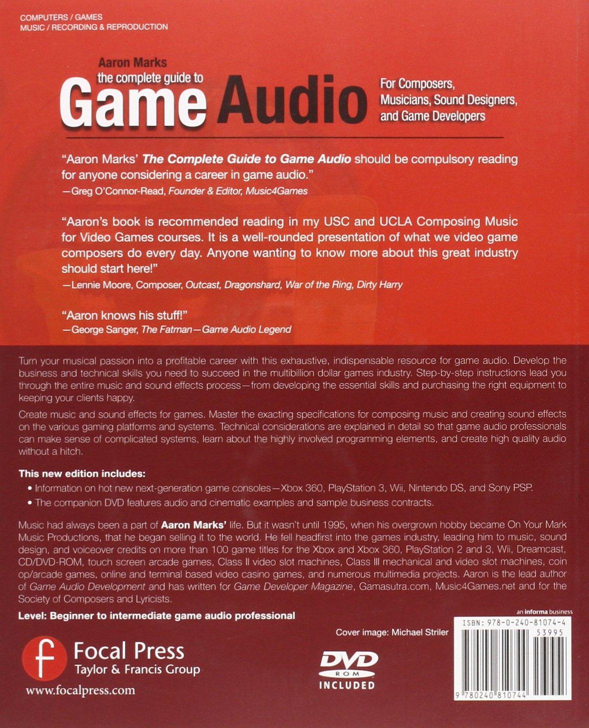 The Complete Guide to Game Audio: For Composers, Musicians, Sound  Designers, Game Developers (Gama Network) : Marks: Amazon.de: Bücher