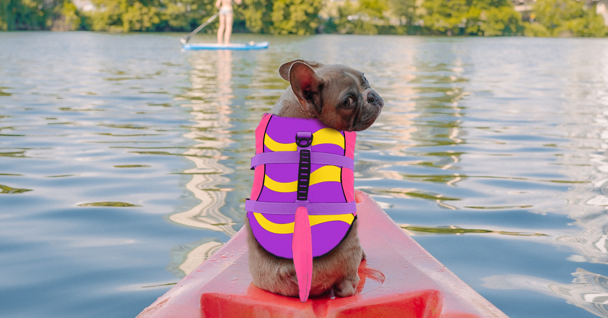 Life Vest Dog Life Jackets, Reflective Adjustable Preserver Vest