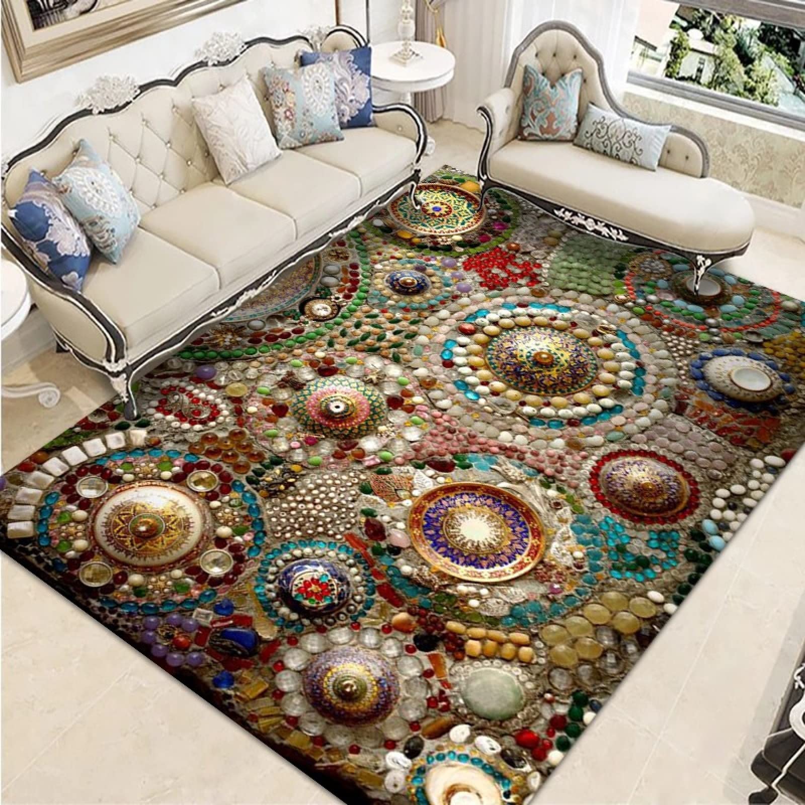Paillasson extérieur polyester 100x150cm lavable et anti-glisse