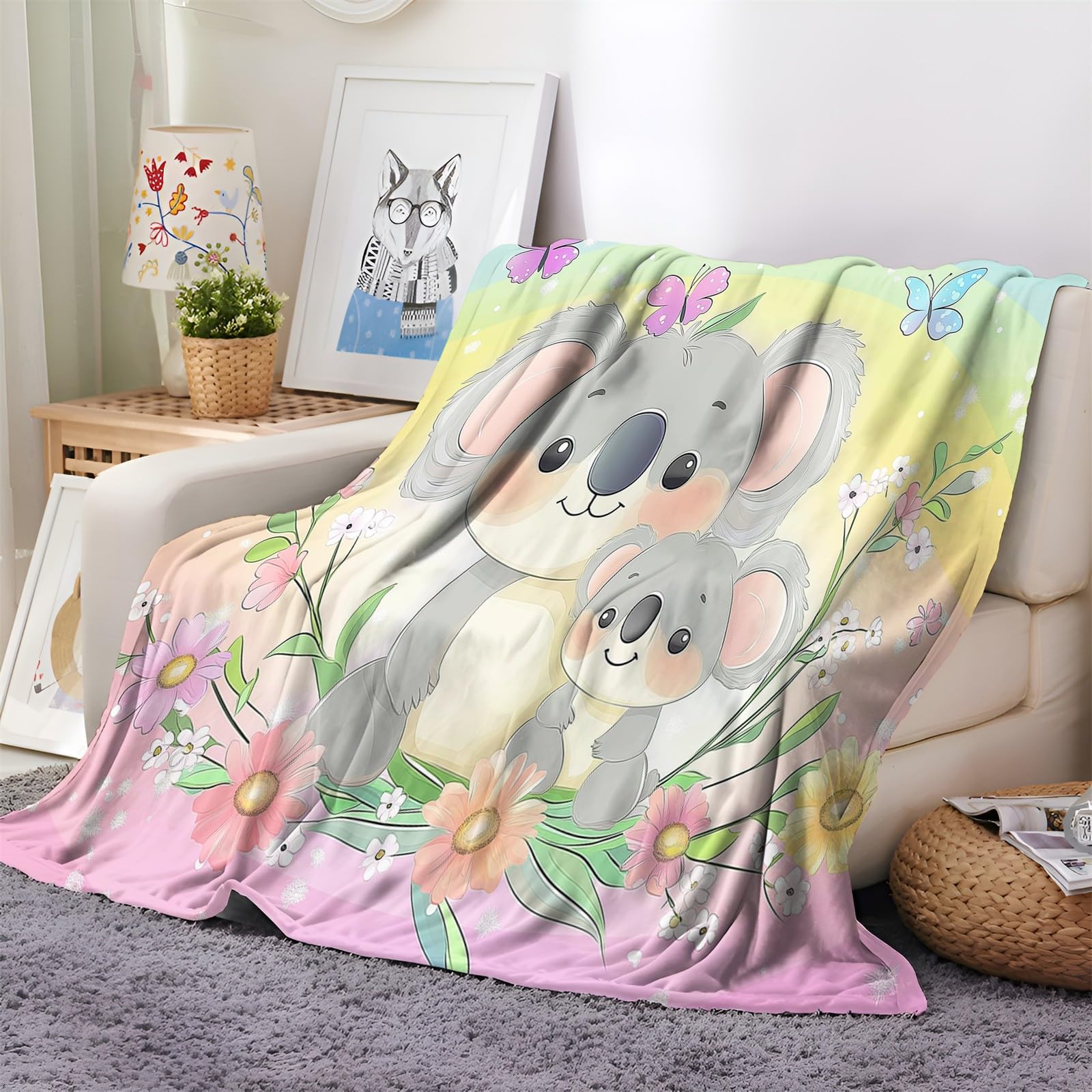 Couverture polaire anti-froid en flanelle douce 150x200 cm contre les frissons sur le lit