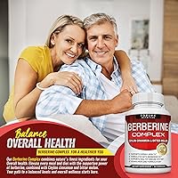 Vista 6 de Toplux Berberina con canela de Ceilán y melón amargo 2100 mg – Suplemento de berberina HCL de alta pureza al 97% que apoya la salud general
