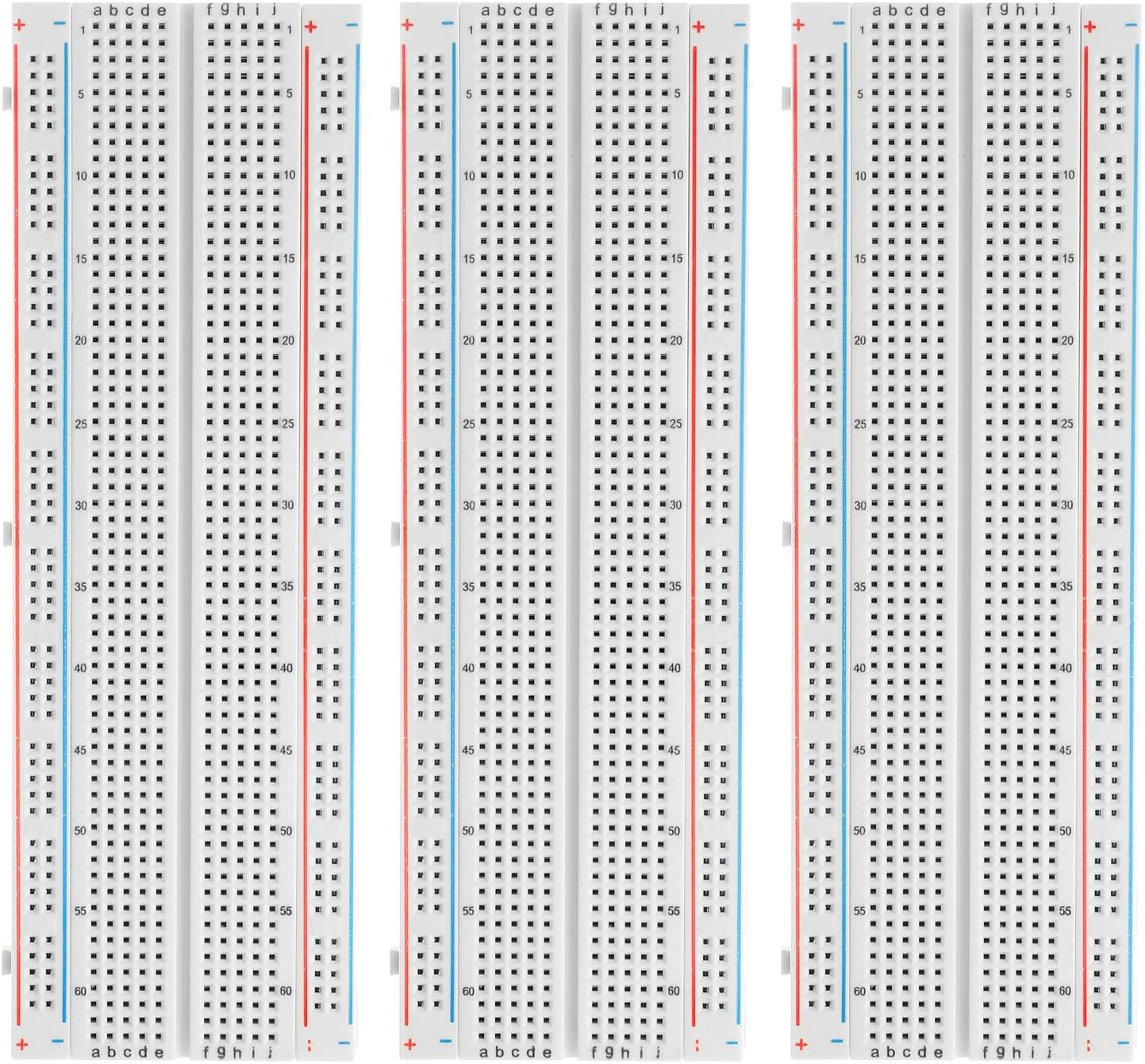 DEYUE 3 Set of Solderless Prototype Breadboard 830 tie Points Breadboard