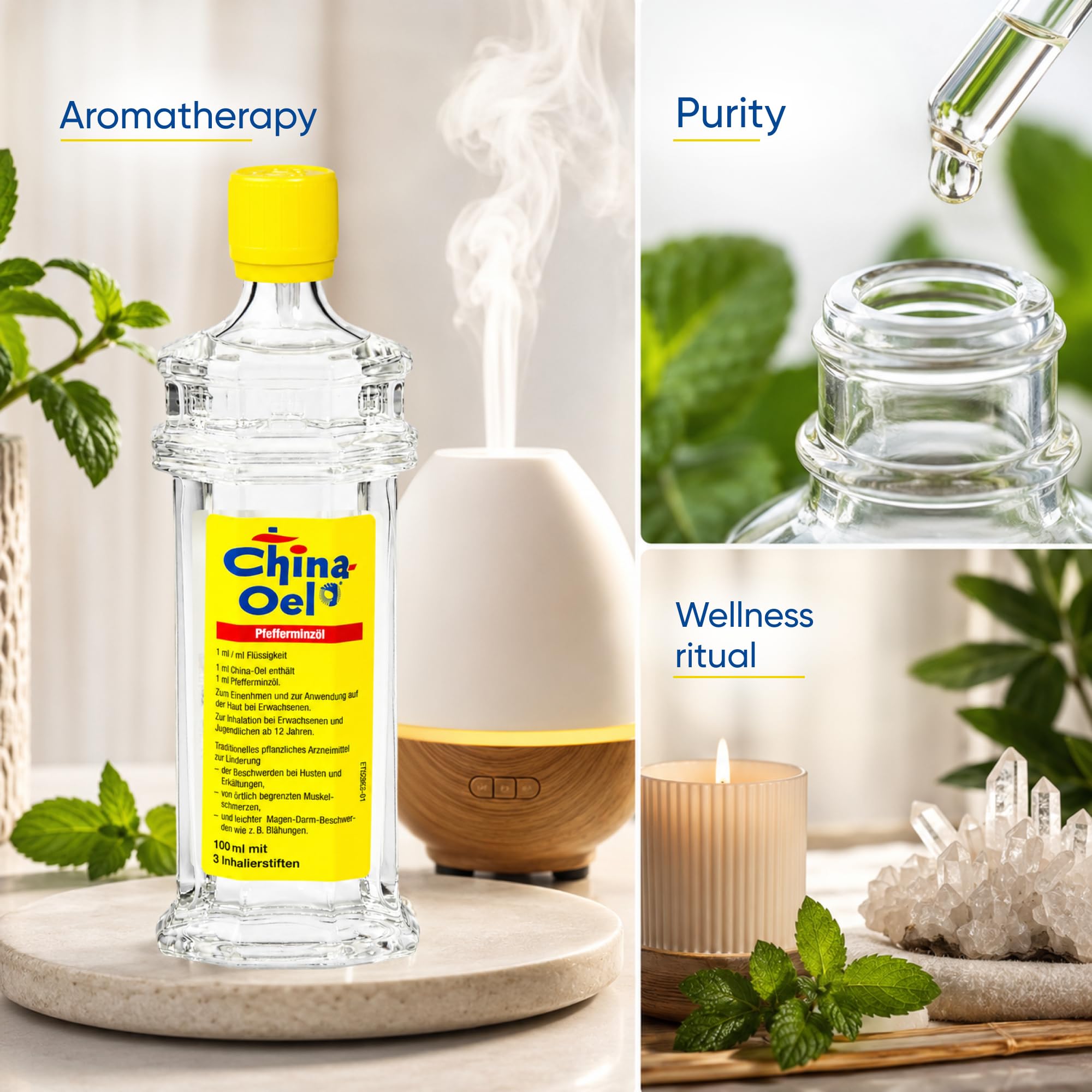 HENSITA CHINA OIL WITH INHALATOR