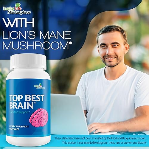 Miniatura 6 de Top Best Brain - Suplemento de apoyo cognitivo para la memoria, la concentración y la claridad mental - Promueve una mejor concentración, cognición