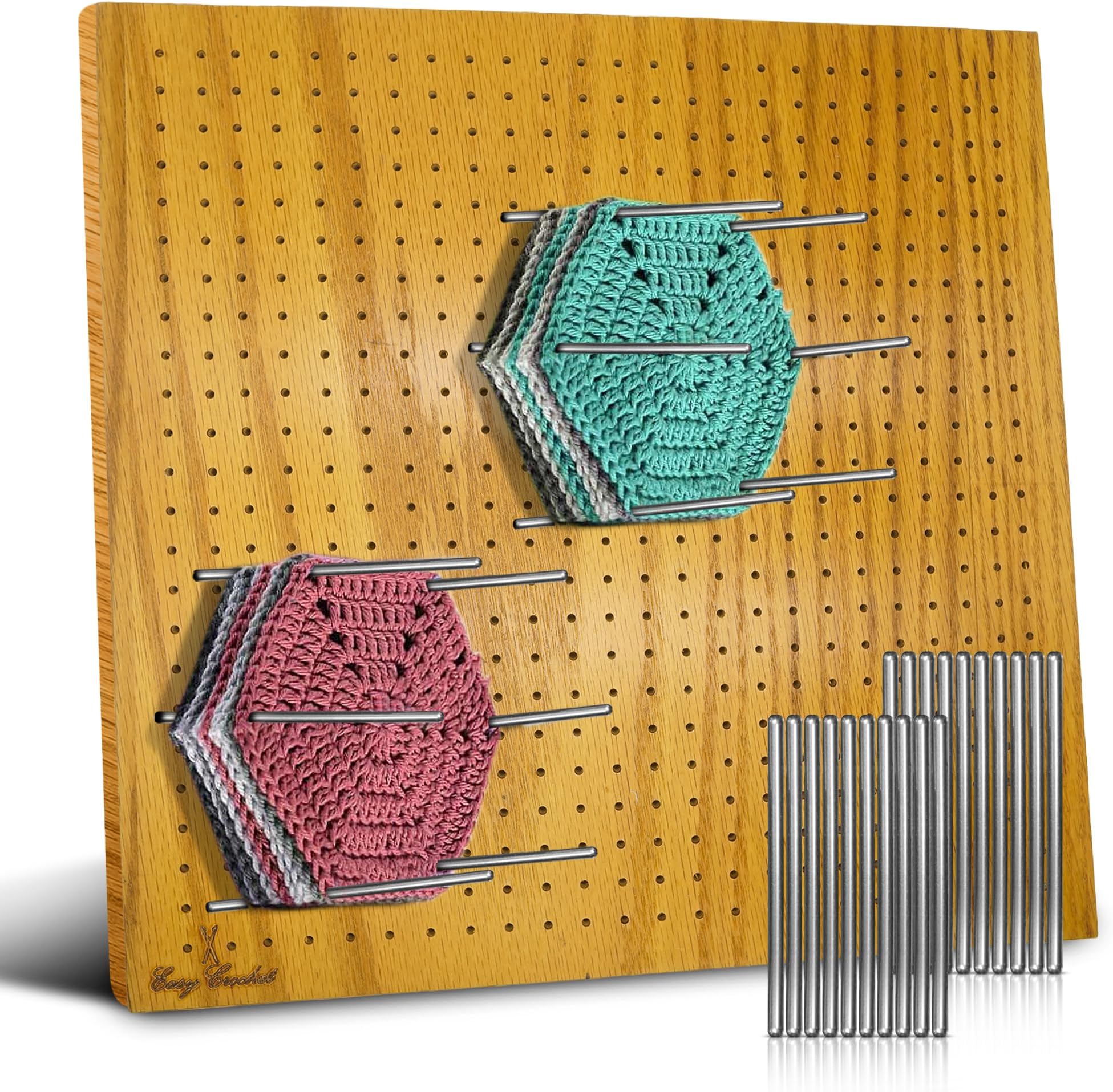 Easy Crochet Blocking Boards for Knitting and Crochet