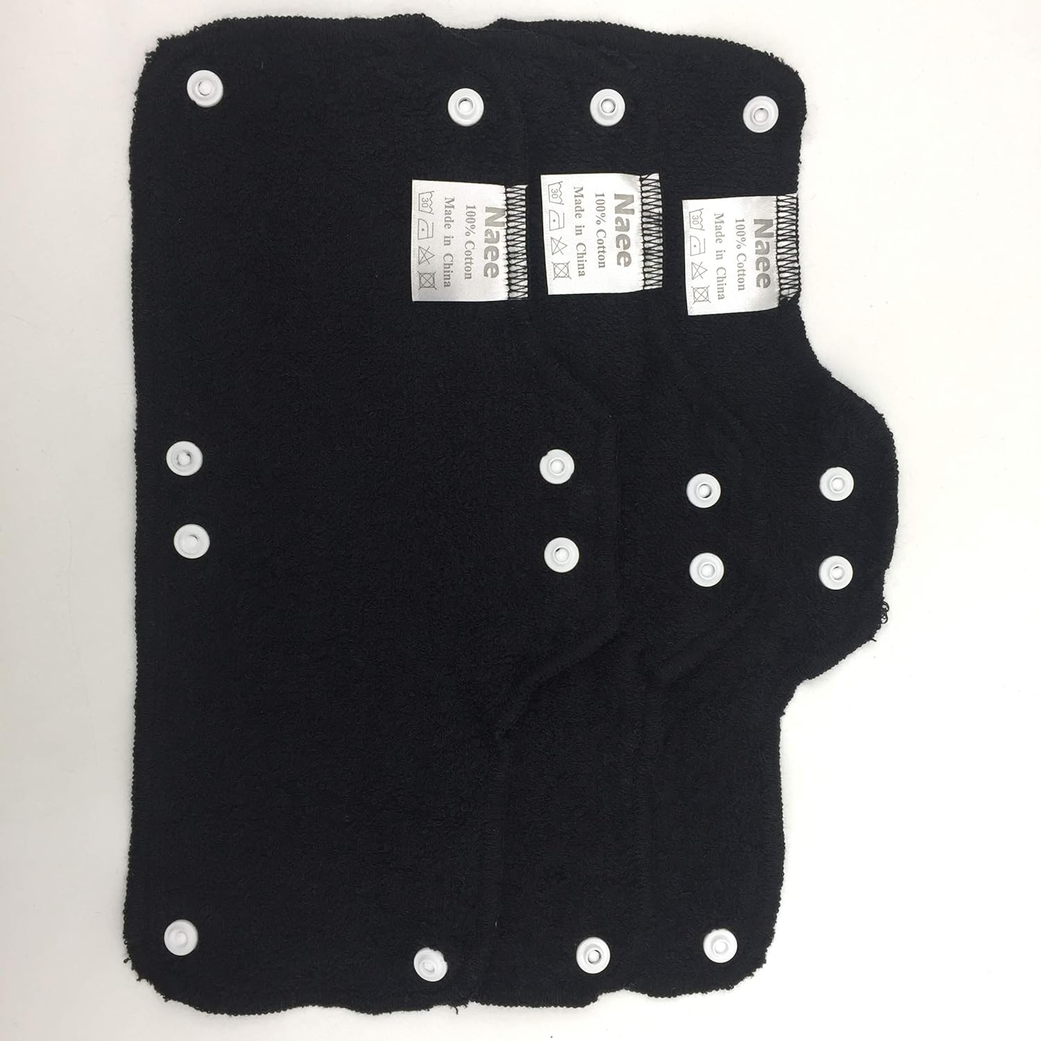Black Sweatband For Hard Hat Washable Velvet Terry cotton Hard Hat Liner NAEE snap on (3) - - 