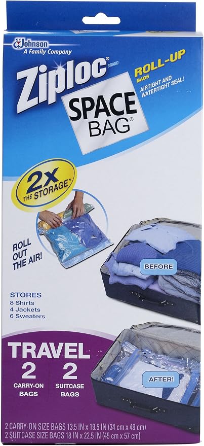 Space Bag Roll-up Travel Bags, Set 