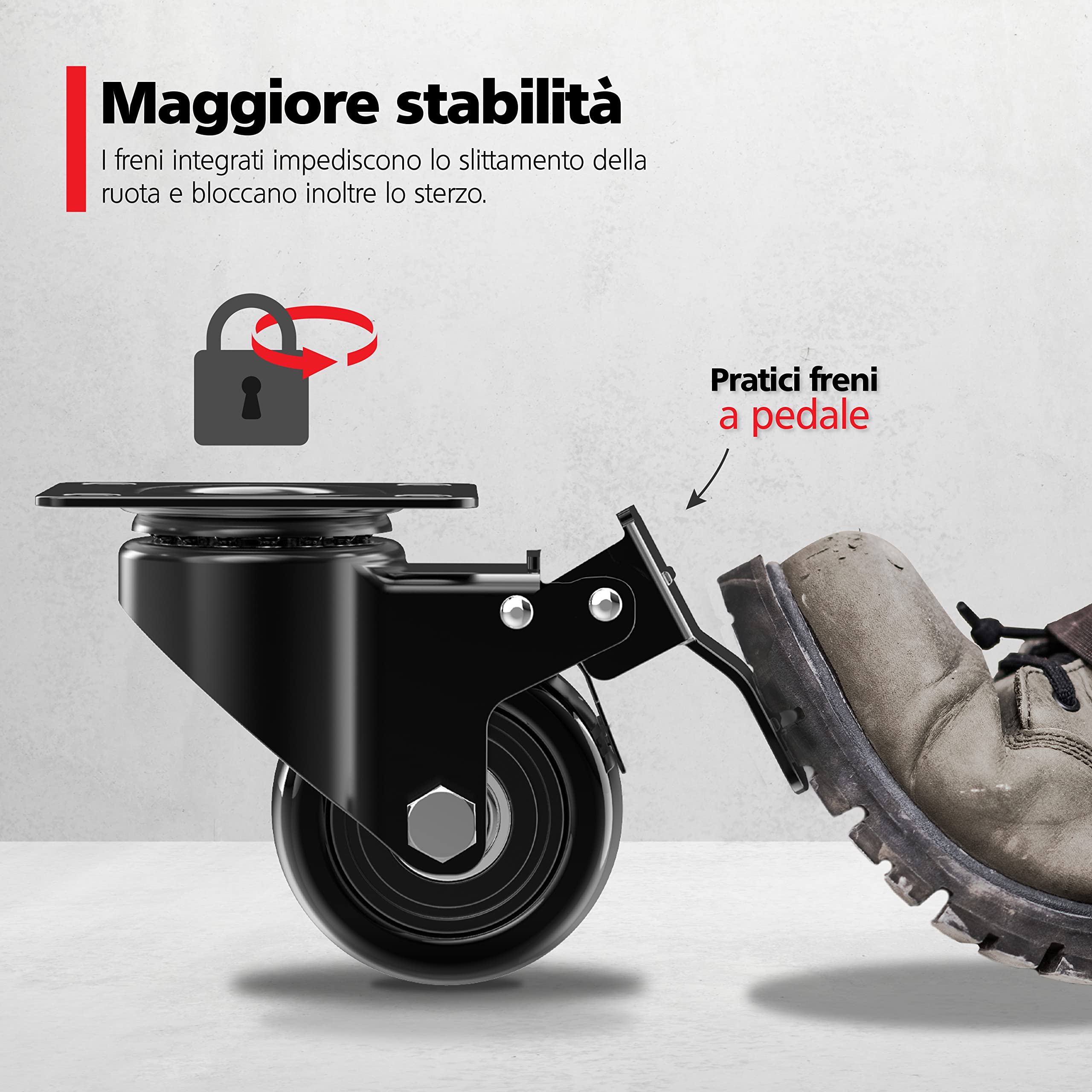 Ruote Di Sollevamento Per Mobili Pesanti , Traslochi, Ruote Universali Pulegge Per Letti Mobili Cassetta Degli Attrezzi In Movimento Salvaspazio