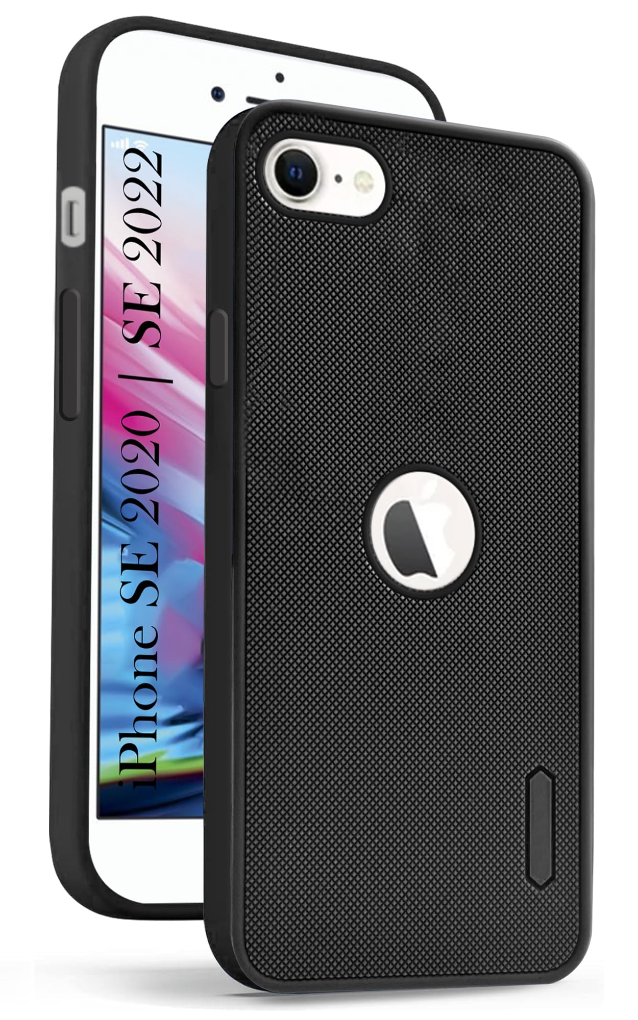 Jkobi Back Cover Case for Apple iPhone SE 2020 | SE 2022 (Textured Grip Design | Camera Protection | Slim and Light Weight | Soft Touch and Feel | Black) (B0D178N5HC) Amazon Price History, Amazon Price Tracker
