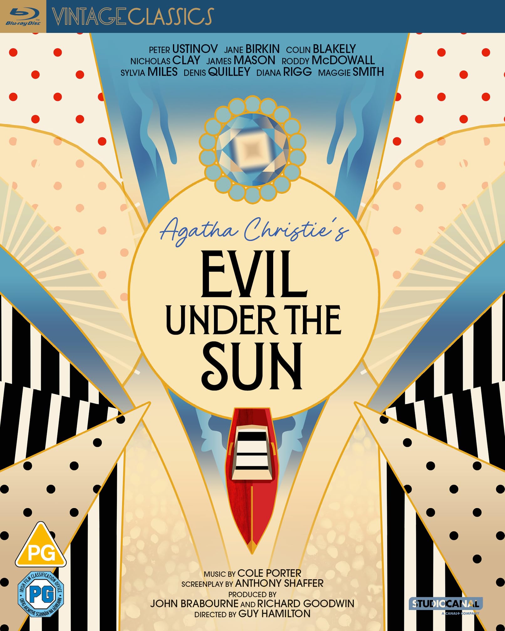 Evil Under the Sun (Vintage Classics) [Blu-ray] [Region B]