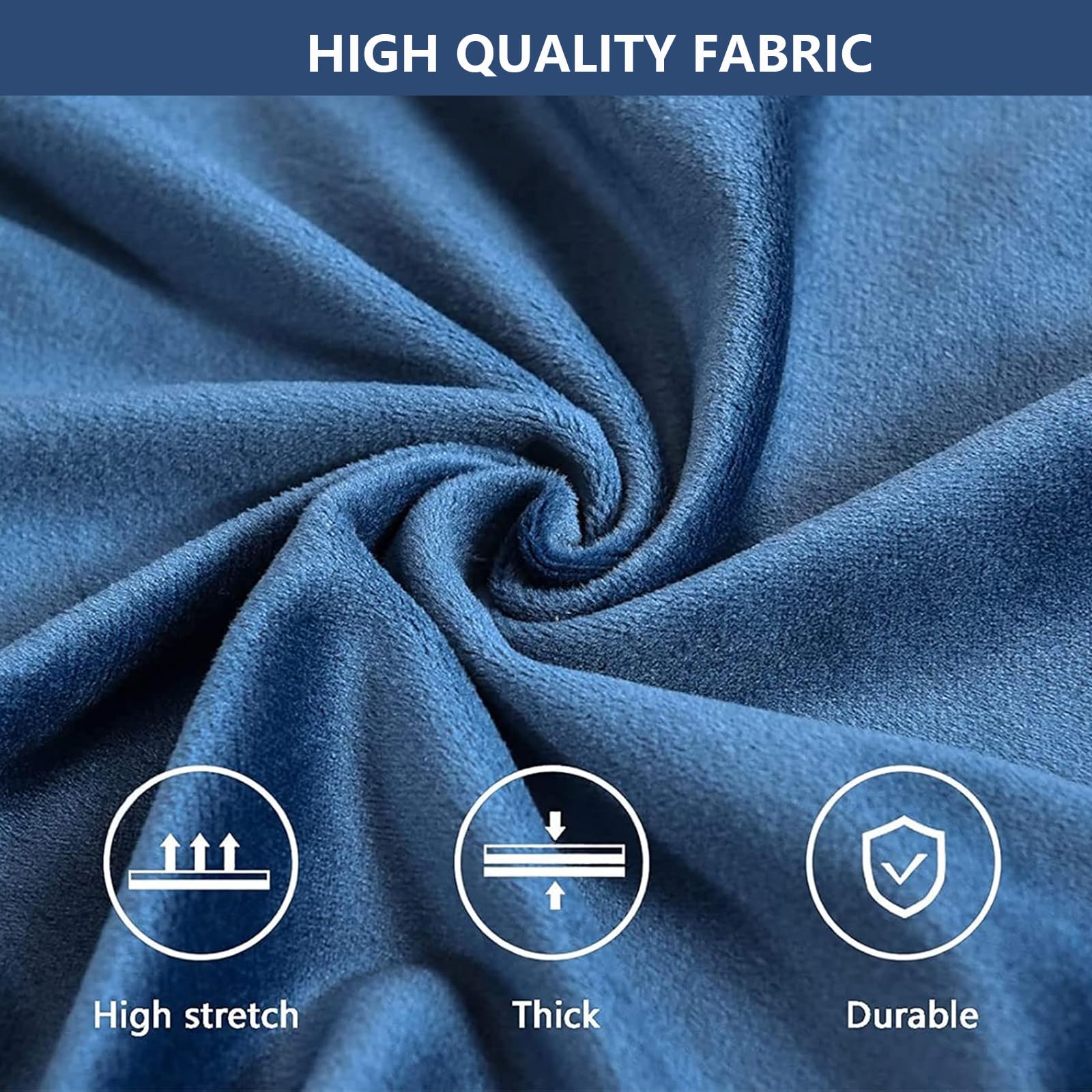Copripoltrona Con Orecchie 2 Pezzi Coprisedia in Velluto Elasticizzato Copri Poltroncina 1 Posto Con Braccioli Per Cane Gatto Bambino (grigio scuro)